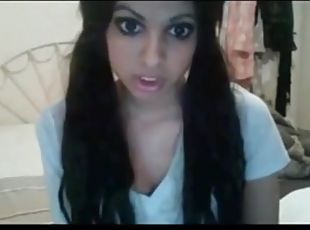 masturbation, indien, secousses, natte, britannique, webcam, solo