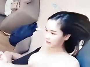 amateur, ejaculation-interne, sexe-de-groupe, point-de-vue, chinoise