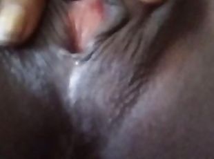 chatte-pussy, amateur, ébène, milf, solo