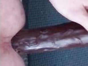 dilettant, anal-sex, spielzeug, homosexuell, dildo, allein