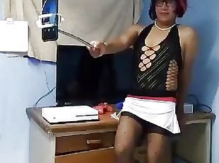 waria-shemale, dewasa, latina, stocking-stockings, webcam, manis, meksiko, fetish-benda-yang-dapat-meningkatkan-gairah-sex, seorang-diri, putih