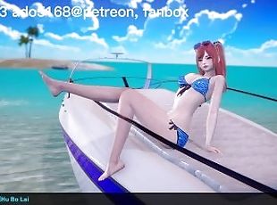 asiatique, en-plein-air, babes, ados, ejaculation-interne, anime, hentai, 3d, dure