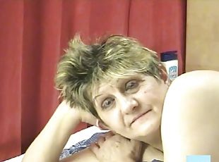 amateur, mature, granny, pute, gode