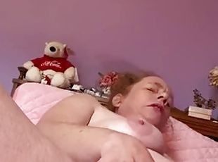 gros-nichons, fisting, masturbation, orgasme, milf, doigtage, rousse, point-de-vue, ejaculation