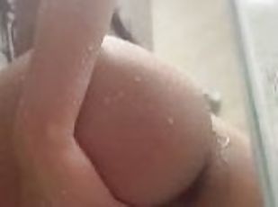 culo, bañando, masturbación, orgasmo, meando, squirting, amateur, a-solas, morena, tatuaje