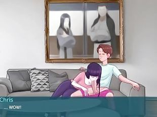 babes, mamada, chorro-de-corrida, polla-enorme, primera-persona, hentai, polla