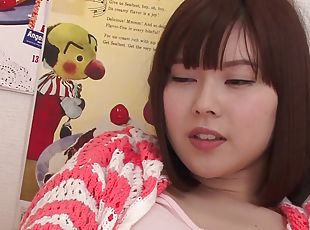 Charming Asian girl decides to think about cocks and masturbate hard