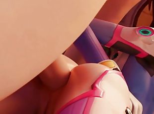 Overwatch D.Va Fucked In Her Tight Ass