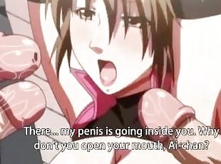 orgamus, blasen, beule-schuss, creampie, doppelklicken, anime, hentai, eindringen