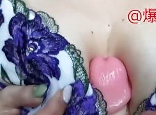 asia, payudara-besar, mastubasi, sayang, cumshot-keluarnya-sperma, jepang, handjob-seks-dengan-tangan-wanita-pada-penis-laki-laki, seorang-diri, celana-dalam