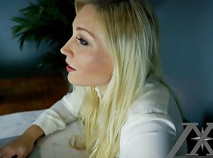 gros-nichons, masturbation, blonde, kinky, solo, crie