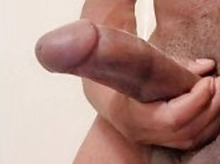 papa, monstre, amateur, ébène, énorme-bite, black, horny, massive, solo, pappounet