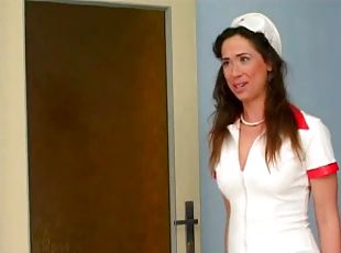 Horny Nurses Get Hardcore Fucked In A Hot FFM Threesome