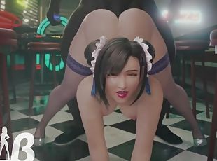 Tifa fucked like a whore