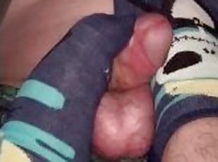 amatori, matura, jet-de-sperma, milf, mama, masaj, picioare, sperma, fetish