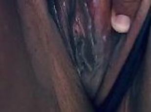 masturbation, amateur, ébène, black, doigtage, serrée, solo