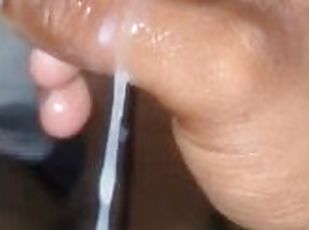 masturbation, amateur, mature, ébène, énorme-bite, ados, black, ejaculation, solo, bite