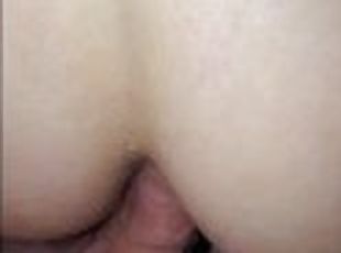 amateur, anal, belle-femme-ronde, joufflue, serrée