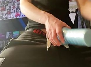 masturbation, amateur, anal, énorme-bite, ados, jouet, britannique, solo, bite