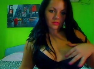 culo, tetas-grandes, enorme, regordeta-chubby, natural, webcam, a-solas, sujetador, minifalda