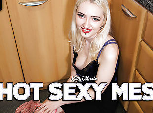 masturbation, blonde, percé, fétiche, solo, tatouage