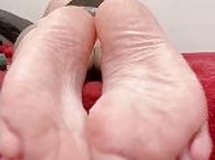 amateur, pieds, sale, ejaculation, fétiche, solo