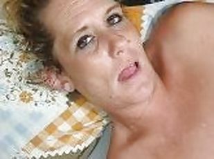 gros-nichons, tricherie, masturbation, femme, amateur, fellation, jouet, maison, salope, blonde