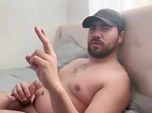 Saturday morning I started with masturbating my big dick www.onlyfans,com/roddddddd