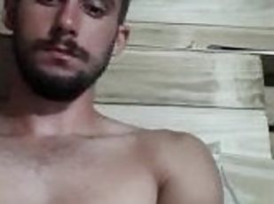 amateur, chorro-de-corrida, polla-enorme, gay, paja, fetichista, a-solas, gay-joven, tatuaje, polla