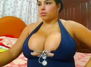 tetas-grandes, amateur, regordeta, webcam, masivo, gigante