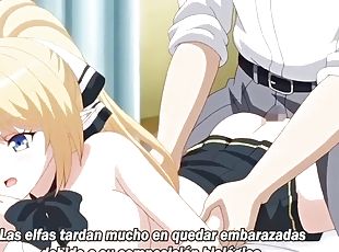 asiático, teta-grande, amador, hentai