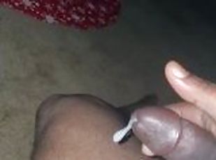 masturbation, amateur, ejaculation-sur-le-corps, solo, noël