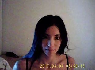 Skinny latin girl like to stay on fuck macina and also fuck