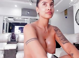 masturbação, mijando, latina, webcam, sozinho