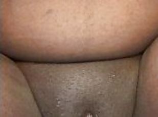 clitóris, masturbação, orgasmo, amador, ébona, brinquedo, bbw, sozinho, pénis