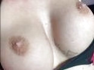 gros-nichons, chatte-pussy, amateur, mature, milf, maman, point-de-vue, seins, solo, tchèque