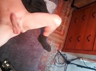 masturbación, amateur, anal, a-solas, polla