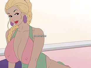 Milftoon Drama - Blonde MILF does sex training