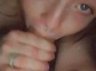 Loves sucking boyfriends dick