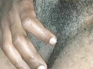 svær, onani, amatør, cumshot, ebony, stor-pikk, handjob, alene, pikk