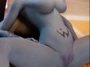 Widowmaker anal on hand . Overwatch