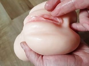 masturbaatio, orgasmi, pissaaminen, pillu-pussy, ruikkiminen, amatööri, mälliotos, lelu, käsihomma, sormettaminen