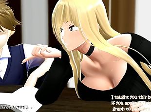 gros-nichons, fellation, milf, maman, japonais, blonde, hentai, 3d