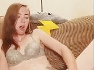 masturbation, orgasme, amateur, jouet, salope, ejaculation, gode, petite, solo, brunette