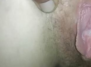 chatte-pussy, femme, amateur, ejaculation-interne, couple