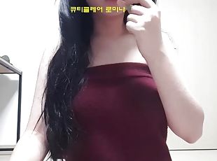 amatir, webcam, seorang-diri, korea