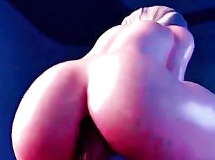 2B Uses All Three Of Her Tight Robotic Holes To Please A Hard Cock