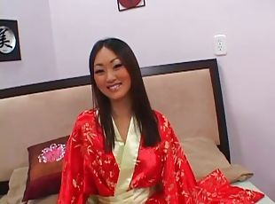 asiatique, ejaculation-sur-le-corps, interracial, hardcore, sur-le-visage, sperme, brunette