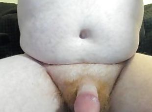 poilue, masturbation, amateur, rousse, solo, bite