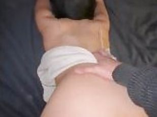 asiatisk, røv, hundestilling, gammel, amatør, kæmpestor-pik, teenager, hjemmelavet, creampie, par